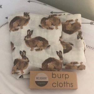 Milk barn burp cloths